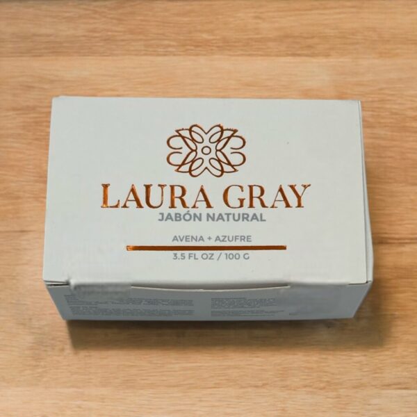 Jabon Natural Azufre-avena-Laura-Gray